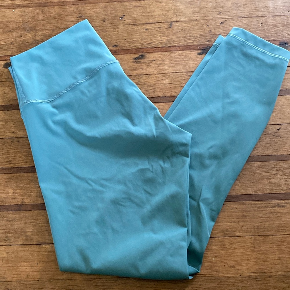 Lululemon Wunder Under High-Rise Tight Sz 8 Tidewater Teal